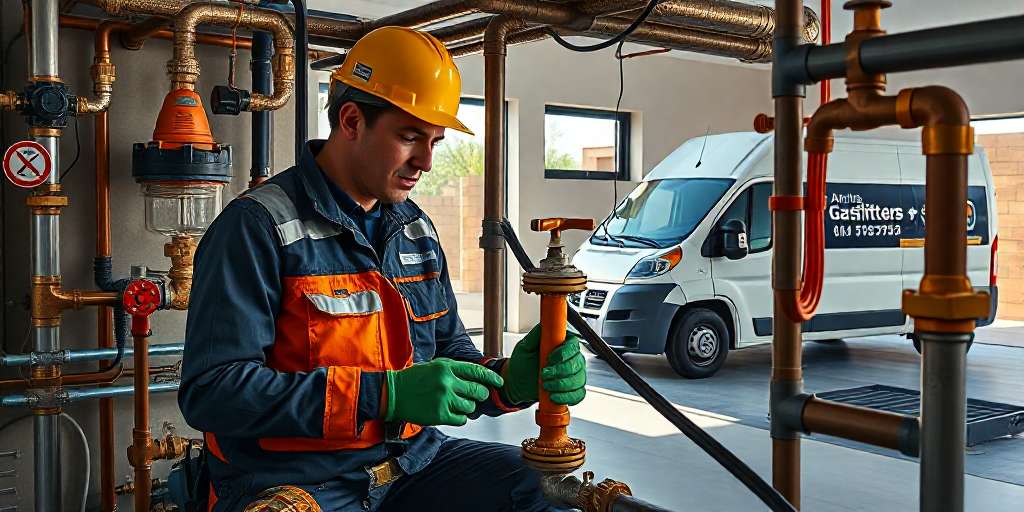 gasfiter de emergencia en villa alemana